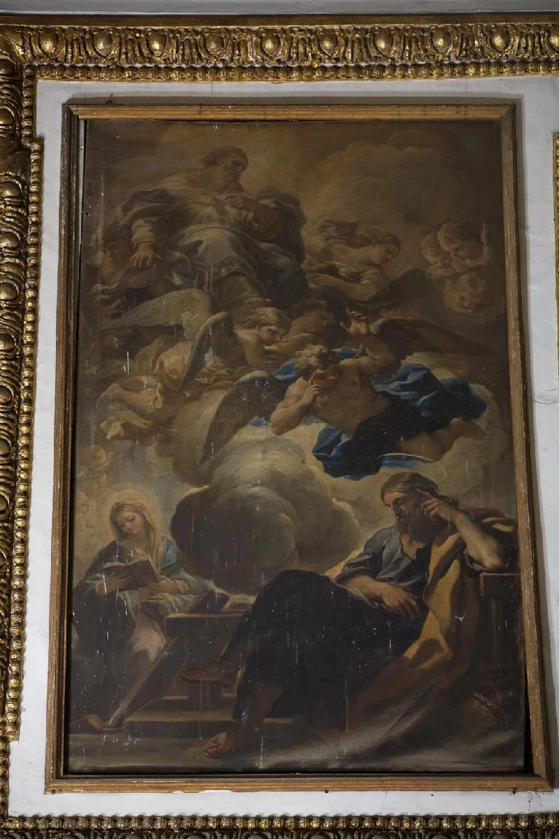 San Giuseppe riceve la visita dell'angelo in sogno